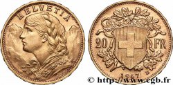 ORO, PALADIO Y PLATINO INVERSIÓN 20 Francs or &nbsp;Vreneli&nbsp; 1947 Berne