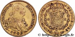 ESPAGNE - ROYAUME D&nbsp;ESPAGNE - CHARLES IV 2 Escudos  1789 Madrid