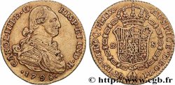 COLOMBIE - CHARLES IV 2 Escudos  1798 Bogota