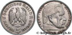 GERMANY 5 Reichsmark Aigle / Maréchal Paul von Hindenburg 1935 Stuttgart
