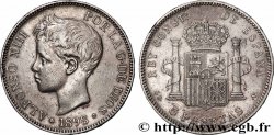 PLATA INVERSIÓN 5 Pesetas Alphonse XIII 3e type 1898 Madrid