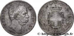 ARGENT D&nbsp;INVESTISSEMENT 5 Lire  Umberto Ier 1879 Rome
