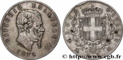 PLATA INVERSIÓN 5 Lire 1874 Milan