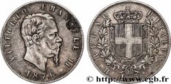 ARGENT D&nbsp;INVESTISSEMENT 5 Lire  1876 Rome