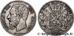 SILVER INVESTMENT 5 Francs Léopold II 1868 