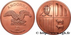 ANDORRA (PRINCIPALITY) 1 Centim Aigle 2014 