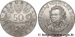 AUSTRIA 50 Schilling 150e anniversaire de la mort du compositeur Franz Schubert 1978 Vienne