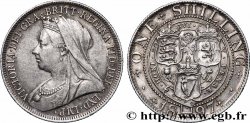 ROYAUME-UNI 1 Shilling Victoria “Old Head” 1897 