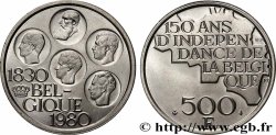 BELGIEN 500 Francs légende française 150e anniversaire de l’indépendance 1980 Bruxelles