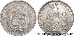 PERU 1 Sol “Liberté” assise 1893 Lima