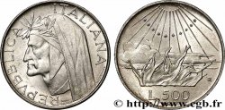 ITALIE 500 Lire 700e anniversaire de la naissance de Dante Alighieri / l’Enfer 1965 Rome