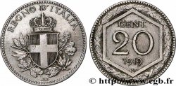 ITALIE 20 Centesimi écu 1919 Rome 