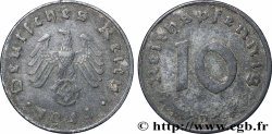 GERMANY 10 Reichspfennig aigle surmontant une swastika 1944 Munich