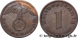 DEUTSCHLAND 1 Reichspfennig aigle et swastika 1939 Berlin