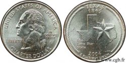 ESTADOS UNIDOS DE AMÉRICA 1/4 Dollar Texas : étoile et limites de l’état 2004 Philadelphie