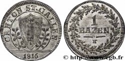 SUISSE - CANTON DE SAINT-GALL 1 Batzen 1816 