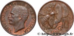ITALIE 10 Centesimi Victor Emmanuel III 1920 Rome