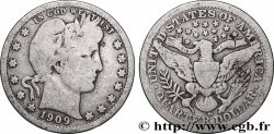 ÉTATS-UNIS D&nbsp;AMÉRIQUE 1/4 Dollar Barber 1909 Denver