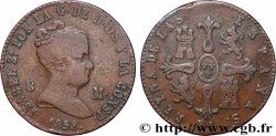 ESPAGNE 8 Maravedis Isabelle II 1858 Barcelone