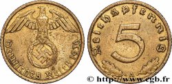 ALLEMAGNE 5 Reichspfennig aigle surmontant une swastika 1936 Berlin