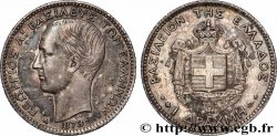 GRÈCE 1 Drachme Georges Ier 1873 Paris