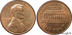 ÉTATS-UNIS D&nbsp;AMÉRIQUE 1 Cent Lincoln / mémorial 1989 Denver