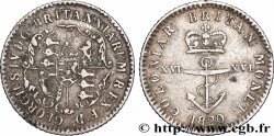 INDES BRITANNIQUES OCCIDENTALES 1/16 Dollar 1820 