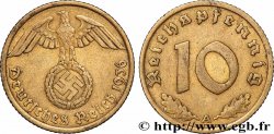 ALLEMAGNE 10 Reichspfennig aigle surmontant une swastika 1936 Berlin
