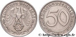 ALLEMAGNE 50 Reichspfennig aigle et svastika 1938 Berlin
