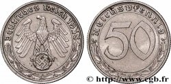 ALLEMAGNE 50 Reichspfennig aigle et svastika 1938 Berlin