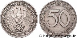 ALLEMAGNE 50 Reichspfennig aigle et svastika 1939 Muldenhütten