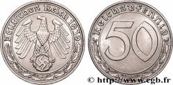 ALLEMAGNE 50 Reichspfennig aigle et svastika 1939 Hambourg