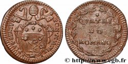 ITALIE - ÉTATS DU PAPE - PIE VI (Jean-Ange Braschi) 1 Quattrino Pie VI an XII N.D. (1786) Rome