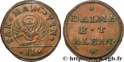 ITALIE - VENISE 2 Soldi Marcantonio Giustinian ou Francesco Morosini N.D. (1688-1694) Venise