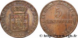 ITALIE - DUCHÉ DE PARME DE PLAISANCE ET DE GUASTALLA - MARIE-LOUISE D&nbsp;AUTRICHE 5 Centesimi  1830 Milan