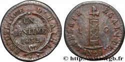 HAÏTI 1 Centime faisceau, an 29 1832 
