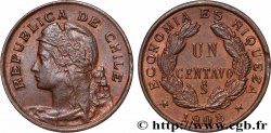 CHILI 1 Centavo 1908 Santiago - S°