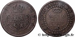 SPAIN 1/2 Real (Cinco Decima de Real) Isabelle II  1852 Ségovie