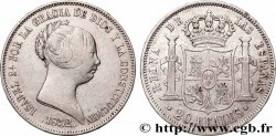 SPAIN - KINGDOM OF SPAIN - ISABELLA II 20 Reales  1852 Séville