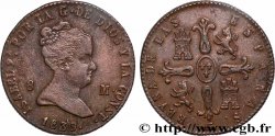 SPAIN 8 Maravedis Isabelle II 1839 Ségovie