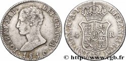 SPAIN - KINGDOM OF SPAIN - JOSEPH NAPOLEON 4 Reales 1810 Madrid