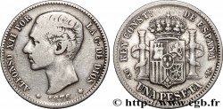 ESPAGNE 1 Peseta Alphonse XII 1876 Madrid