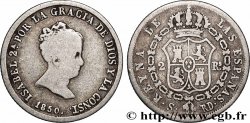 SPAIN - KINGDOM OF SPAIN - ISABELLA II 2 Reales 1850 Madrid