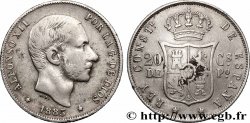 PHILIPPINES 20 Centimos de Peso Alphonse XII 1885 Manille