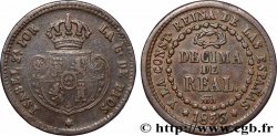 ESPAGNE 1/10 (Décimo) Real Isabelle II  1853 Ségovie