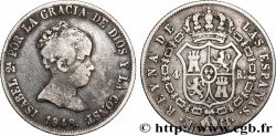 ESPAGNE 4 Reales Isabelle II 1848 Madrid