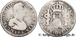 BOLIVIA - CHARLES IV 1 Real  1808 Potosi