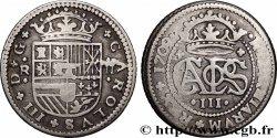 ESPAGNE 2 Reales Charles III 1709 Barcelone