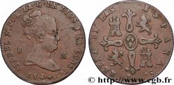 SPAIN 8 Maravedis Isabelle II 1844 Jubia