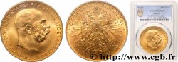 AUTRICHE - FRANÇOIS-JOSEPH Ier 100 Corona  1915 Vienne FDC67 PCGS